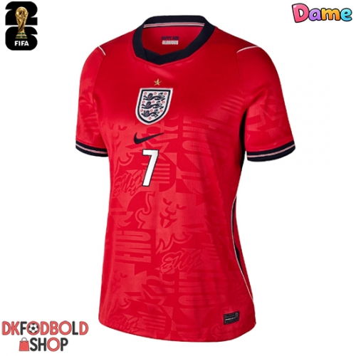 England Bukayo Saka #7 Udebanetrøje Dame VM 2026 Kort ærmer